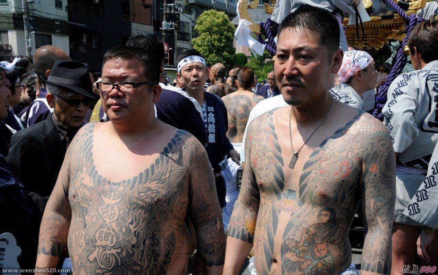 日本山口组纹身刺青图片欣赏
