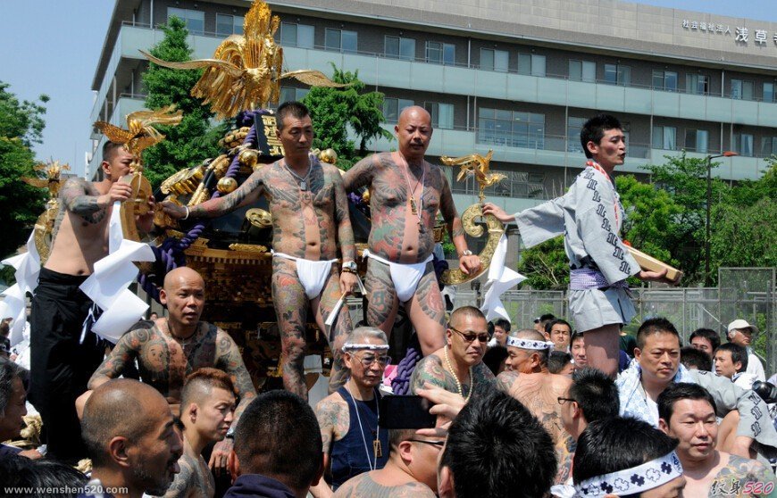 日本山口组纹身刺青图片欣赏