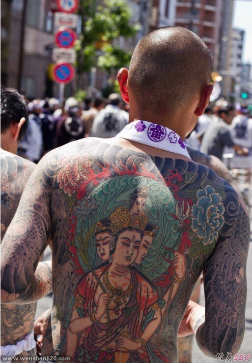 日本山口组纹身刺青图片欣赏