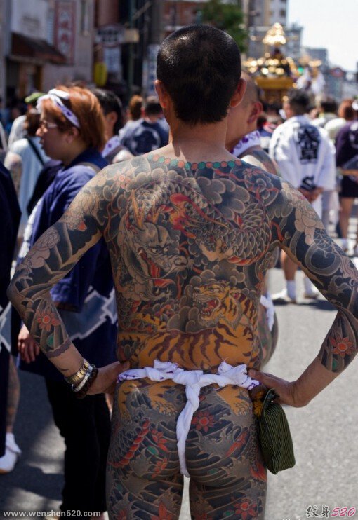 日本山口组纹身刺青图片欣赏