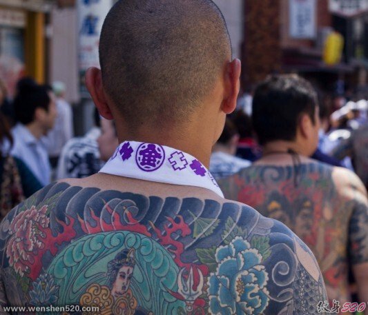 日本山口组纹身刺青图片欣赏