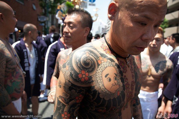 日本山口组纹身刺青图片欣赏