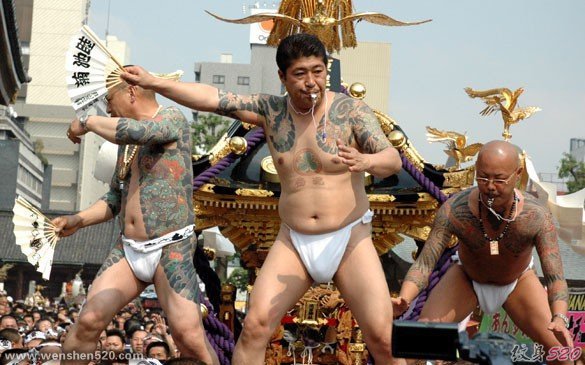 日本山口组纹身刺青图片欣赏