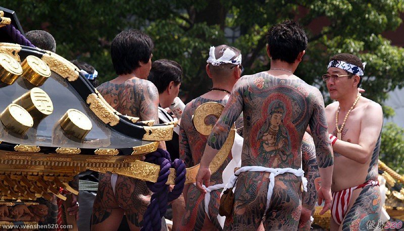 日本山口组纹身刺青图片欣赏