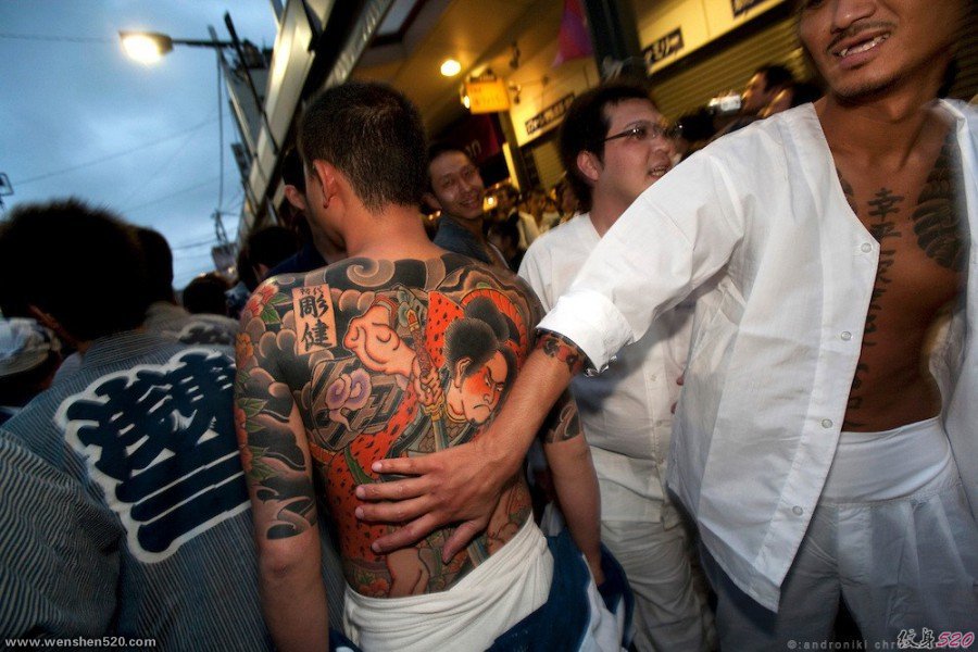 日本山口组纹身刺青图片欣赏