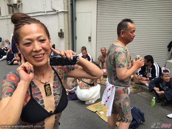 日本山口组纹身刺青图片欣赏