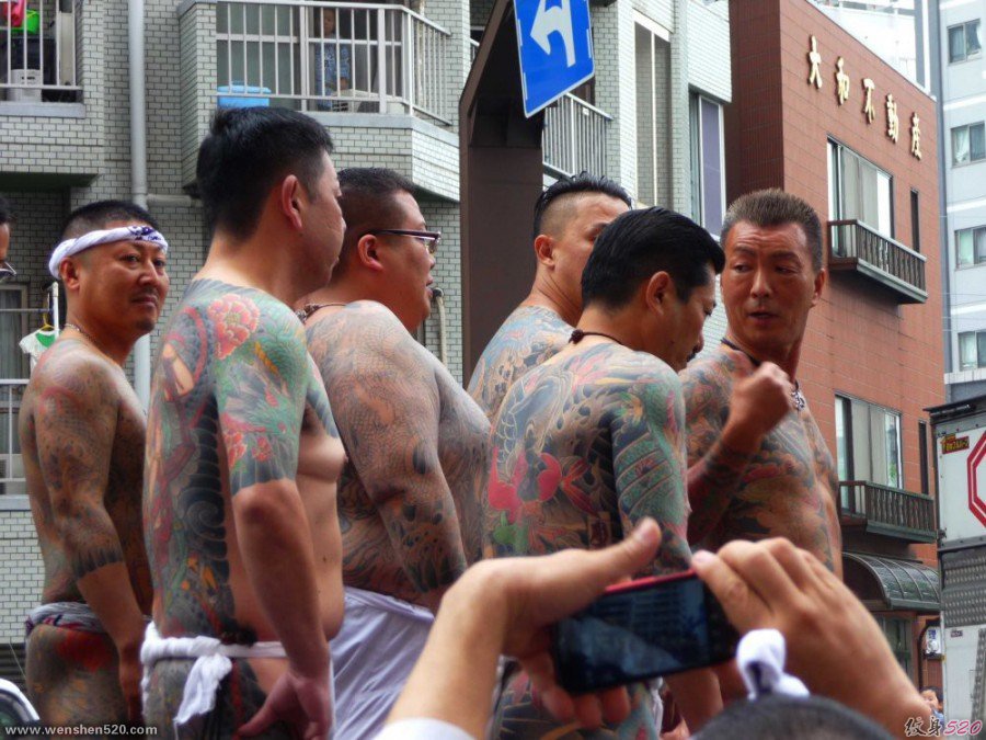 日本山口组纹身刺青图片欣赏