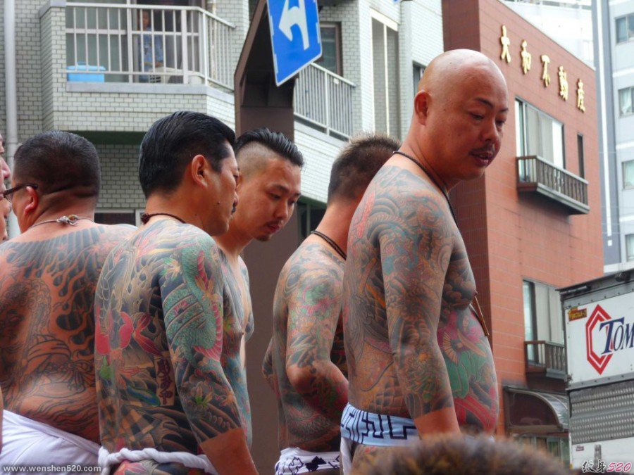 日本山口组纹身刺青图片欣赏