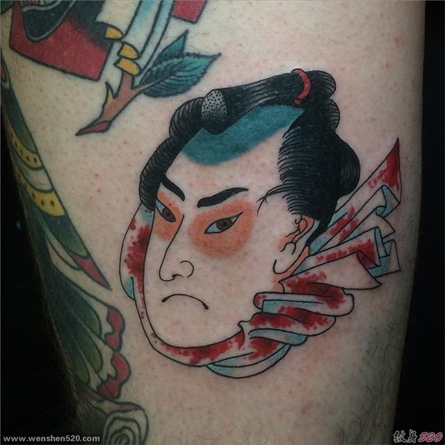 来自弗兰马西诺丰富多彩的日本传统风格纹身图案
