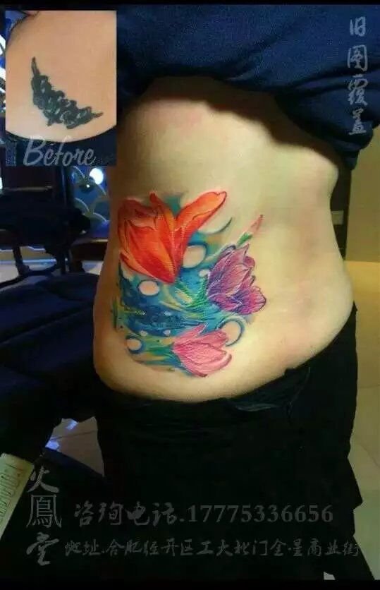 安徽合肥火鳯堂纹身图案作品