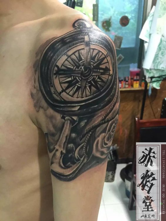 山东兖州赤焰堂纹身店 大臂纹身 修改纹身 设计纹身