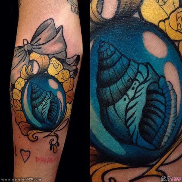 漂亮耀眼的宝石纹身图案