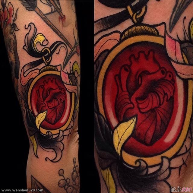 漂亮耀眼的宝石纹身图案