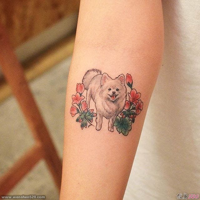 多款娇艳的可爱的小清新动物纹身图案来自格兰