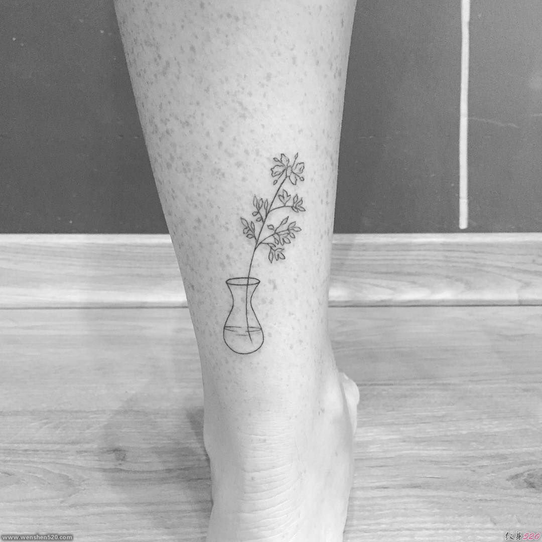 来自巴西纹身师的惊人的极简主义纹身图案