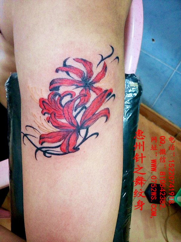 惠州针之舞纹身图案作品