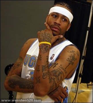 NBA篮球运动员们的帅气纹身图案