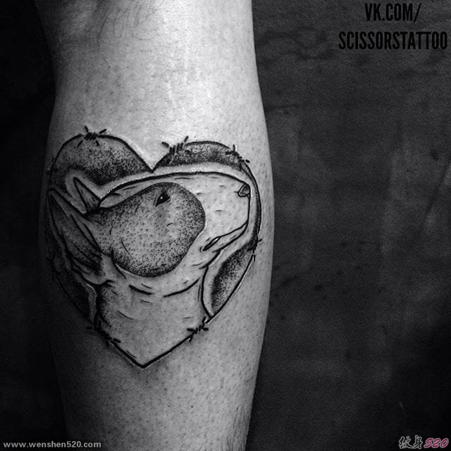 11款厉害的宠物狗（牛头梗）纹身图案