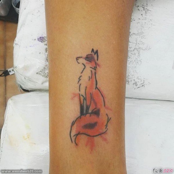 多款惊人的漂亮的水彩纹身图案