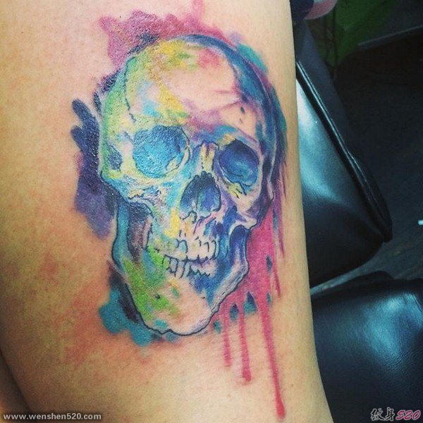 多款惊人的漂亮的水彩纹身图案