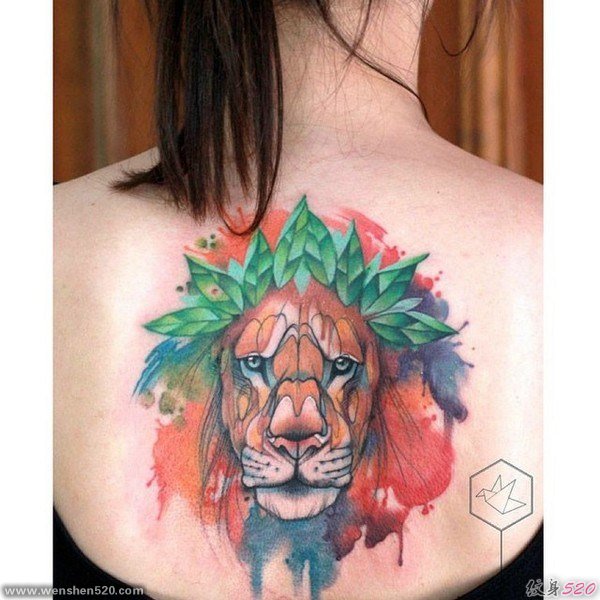 多款惊人的漂亮的水彩纹身图案