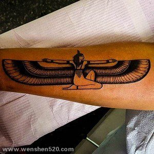 ​古埃及主题荷鲁斯之眼印章及艳后纹身图案