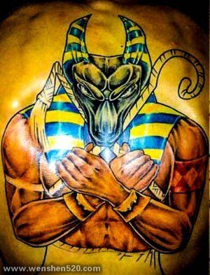 ​古埃及主题荷鲁斯之眼印章及艳后纹身图案