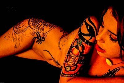 ​古埃及主题荷鲁斯之眼印章及艳后纹身图案