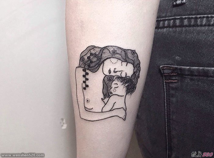 多款抽象绘画艺术风格纹身图案展示纹身艺术的一面