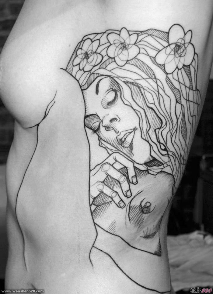 多款抽象绘画艺术风格纹身图案展示纹身艺术的一面