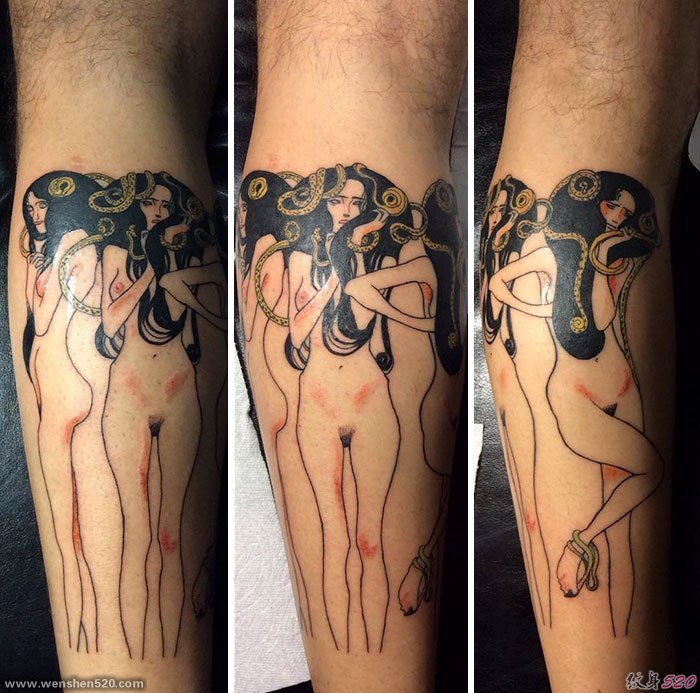 多款抽象绘画艺术风格纹身图案展示纹身艺术的一面