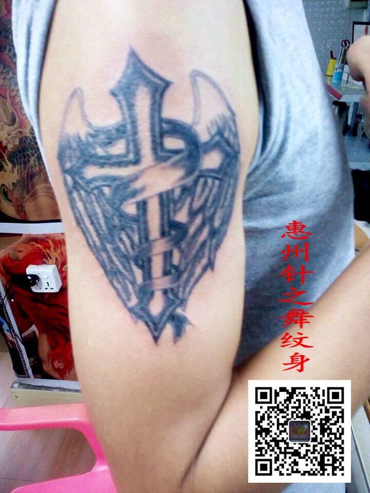 惠州针之舞纹身图案作品欣赏