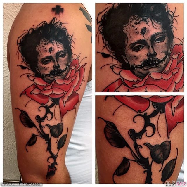 十款令人毛骨悚然的创意纹身图片来自鬣狗