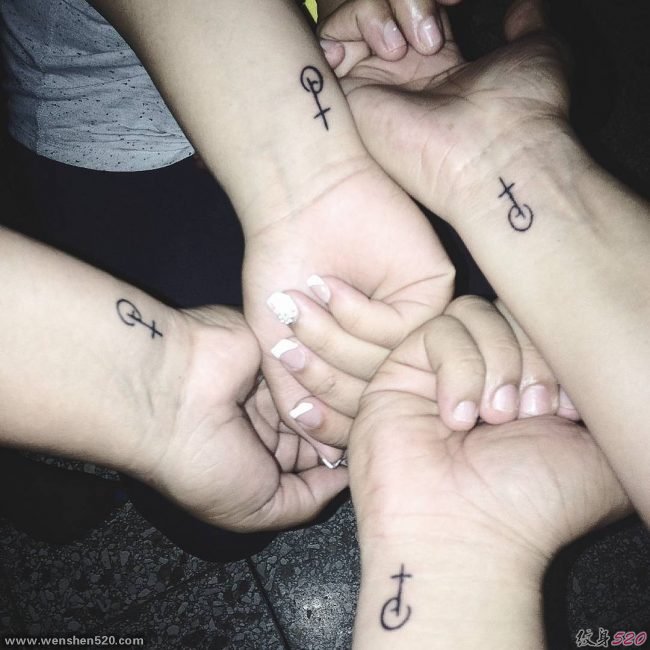 17款手腕上可爱的小清新小纹身图案