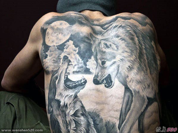 24款男性霸气的满背大面积纹身图案欣赏