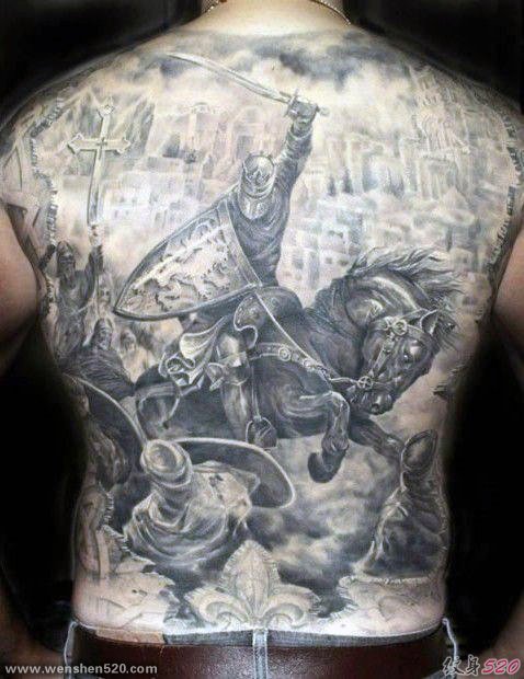 24款男性霸气的满背大面积纹身图案欣赏