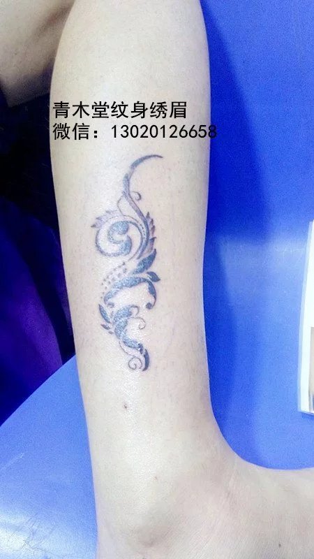 江桥嘉城纹身店，花纹身图案
