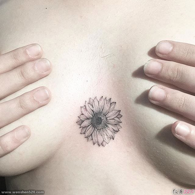 一组女生喜爱的简单小清新文艺纹身图案