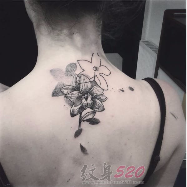 10款经典黑白几何元素纹身简单个性线条纹身图案