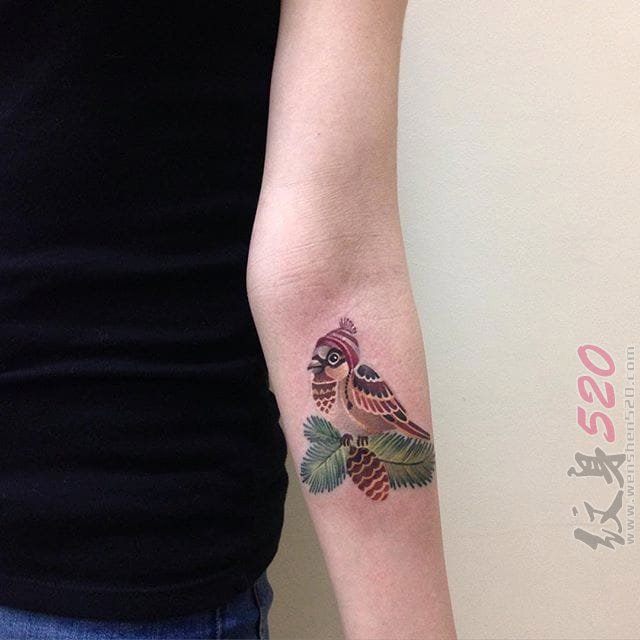 一组艺术纹身彩绘纹身技巧植物纹身素材动物纹身图案大全