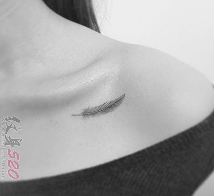 黑色几何简单个性线条女生纹身小清新微型纹身图案