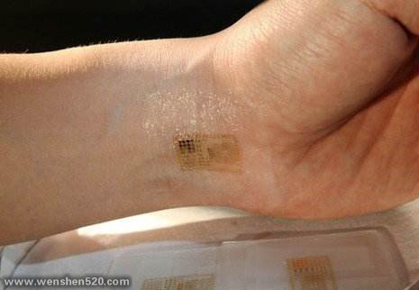 黑科技超薄电路简约线条芯片电子纹身图案