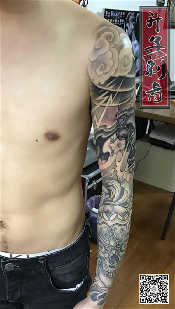 花臂纹身 花臂纹身图案-重庆专业纹身店-升子作品