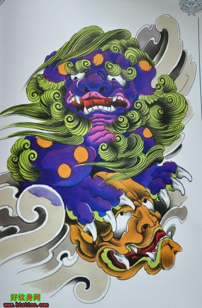 中国图册之唐狮子全套图案conew
