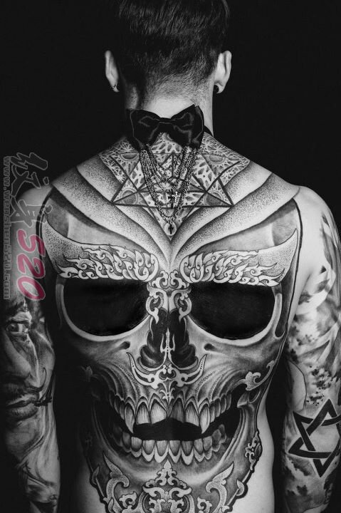 多款骷髅头霸气潮流个性创意纹身图案