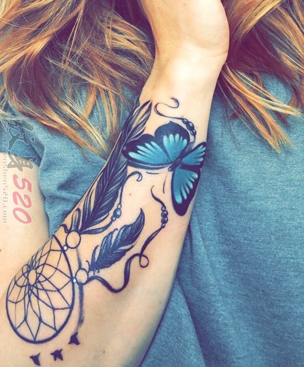 多款手臂上的创意个性文艺精美纹身图案