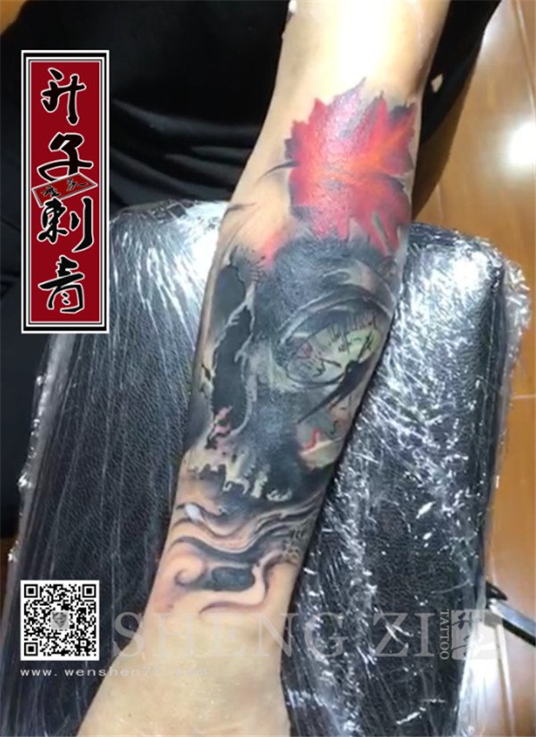 重庆遮盖纹身最好纹身店 骷髅纹身 修改失败纹身 升子刺青