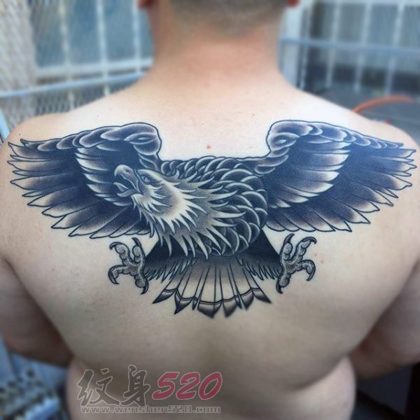 多款威风凛凛的霸气小动物老鹰纹身图案