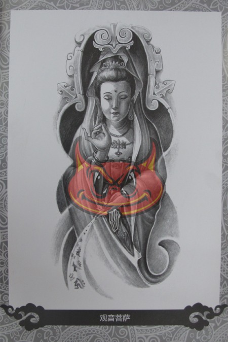 佛祖菩萨等纹身刺青手稿素材