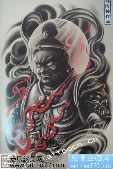 流行经典的金刚力士菩萨纹身手稿